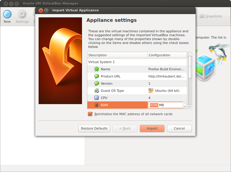 firefox os virtualbox